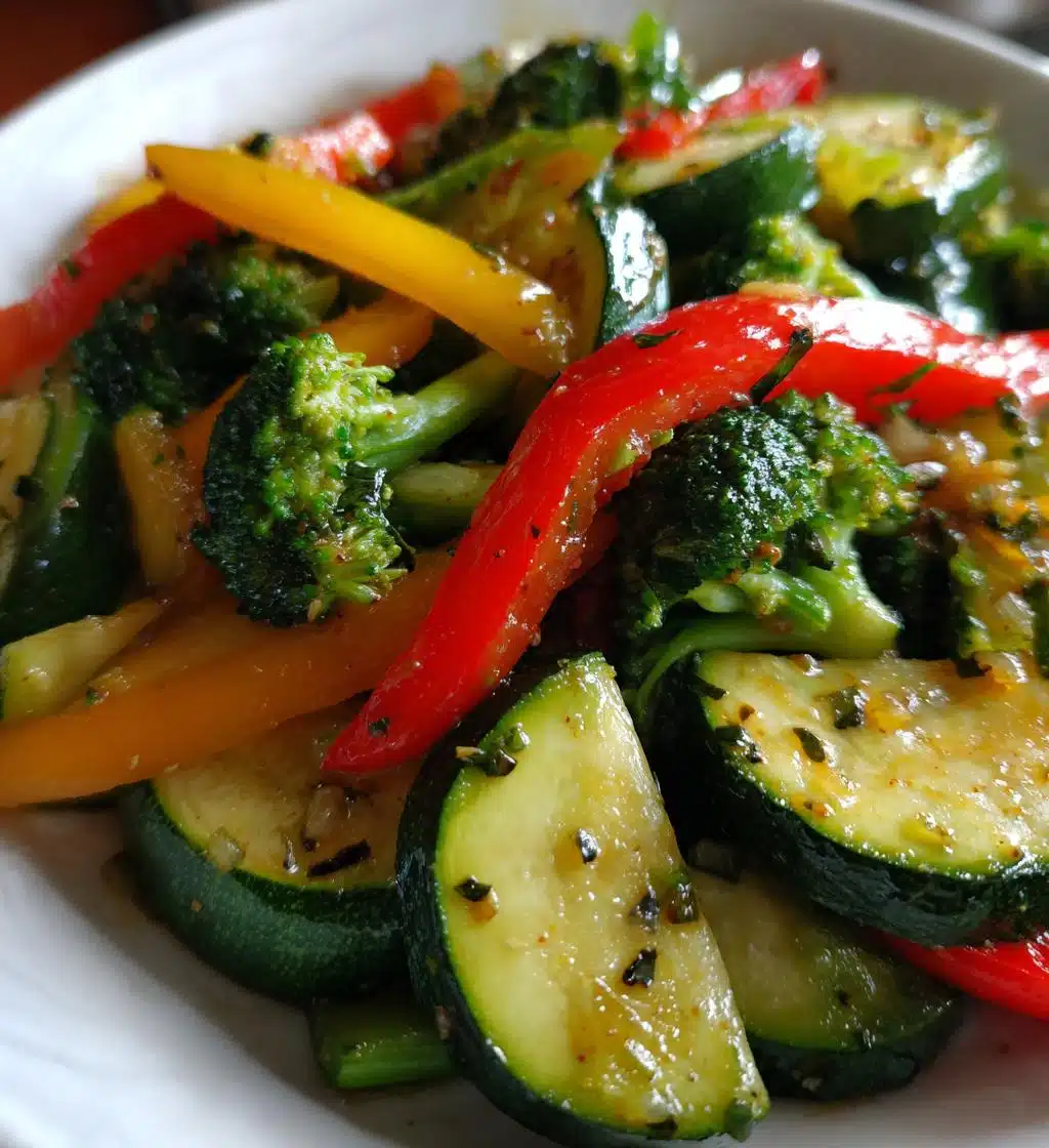 zucchini stir fry quick recipe - detail 1