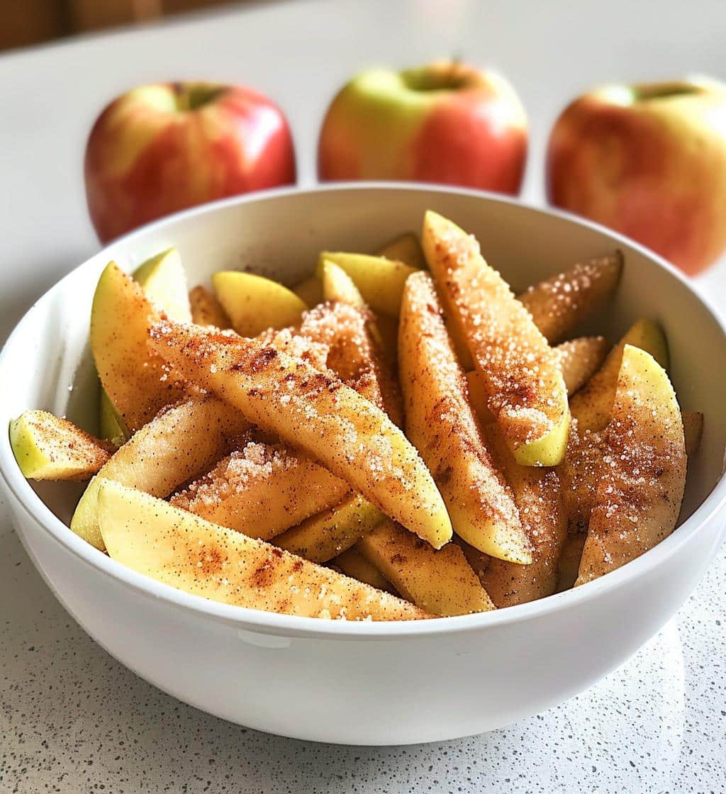 Air Fryer Apple Fries