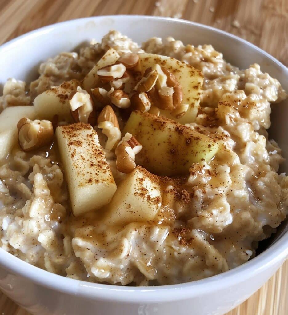 Apple Cinnamon Oatmeal (no sugar)