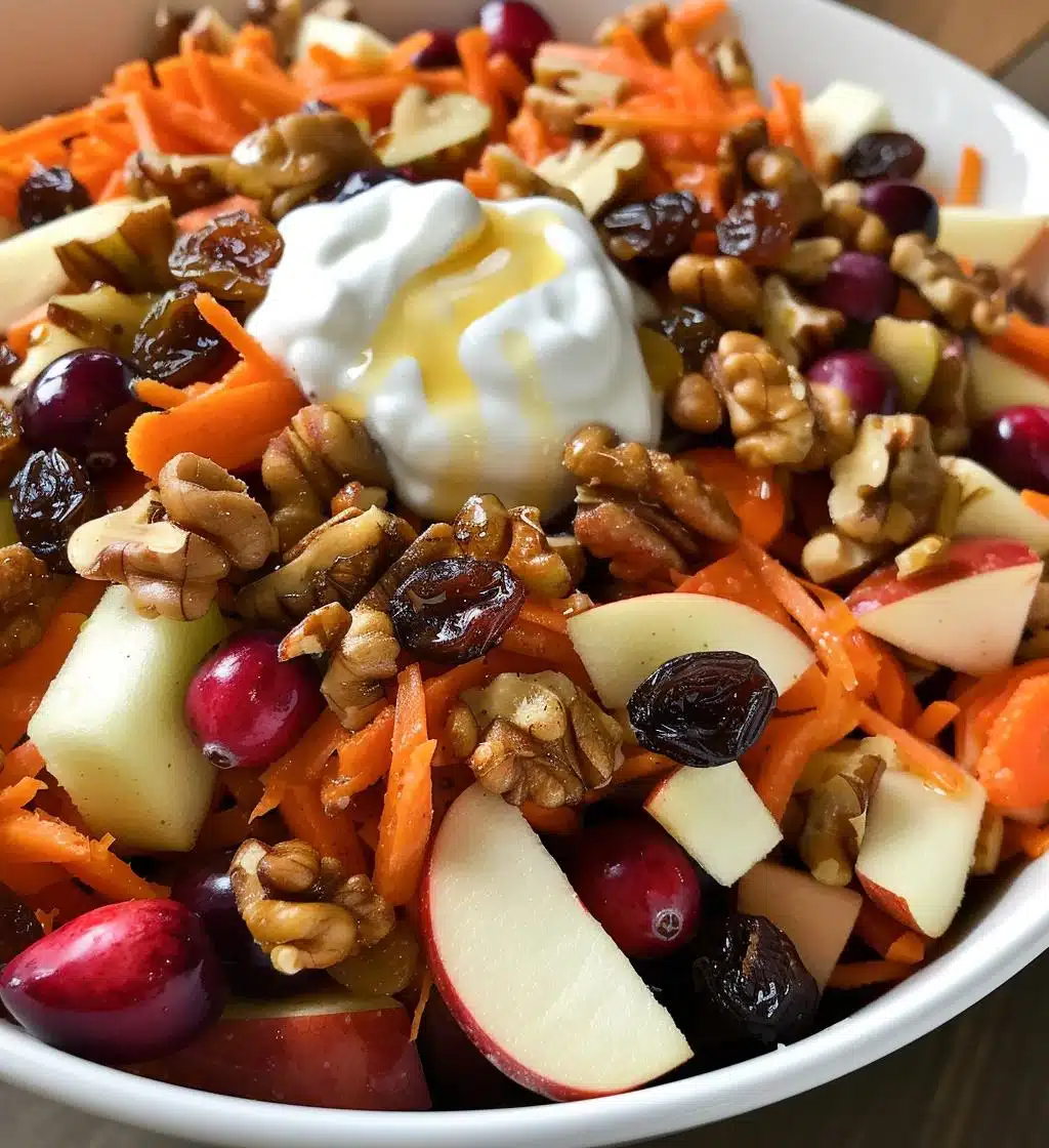 Apple Cranberry Carrot Salad - detail 1