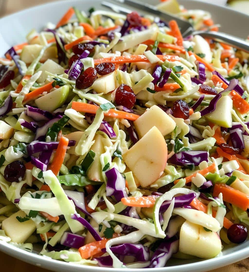 Apple Cranberry Coleslaw - detail 1
