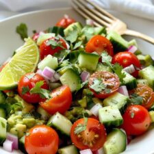 Avocado + Tomato Cucumber Bowl: 5 Fresh Ingredients to Love
