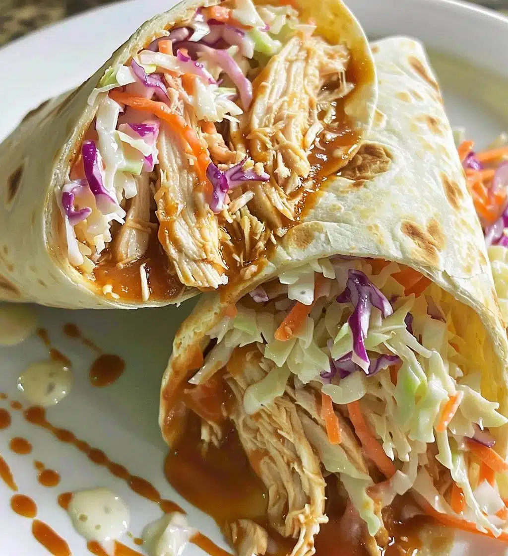 BBQ Chicken Coleslaw Wraps - detail 1