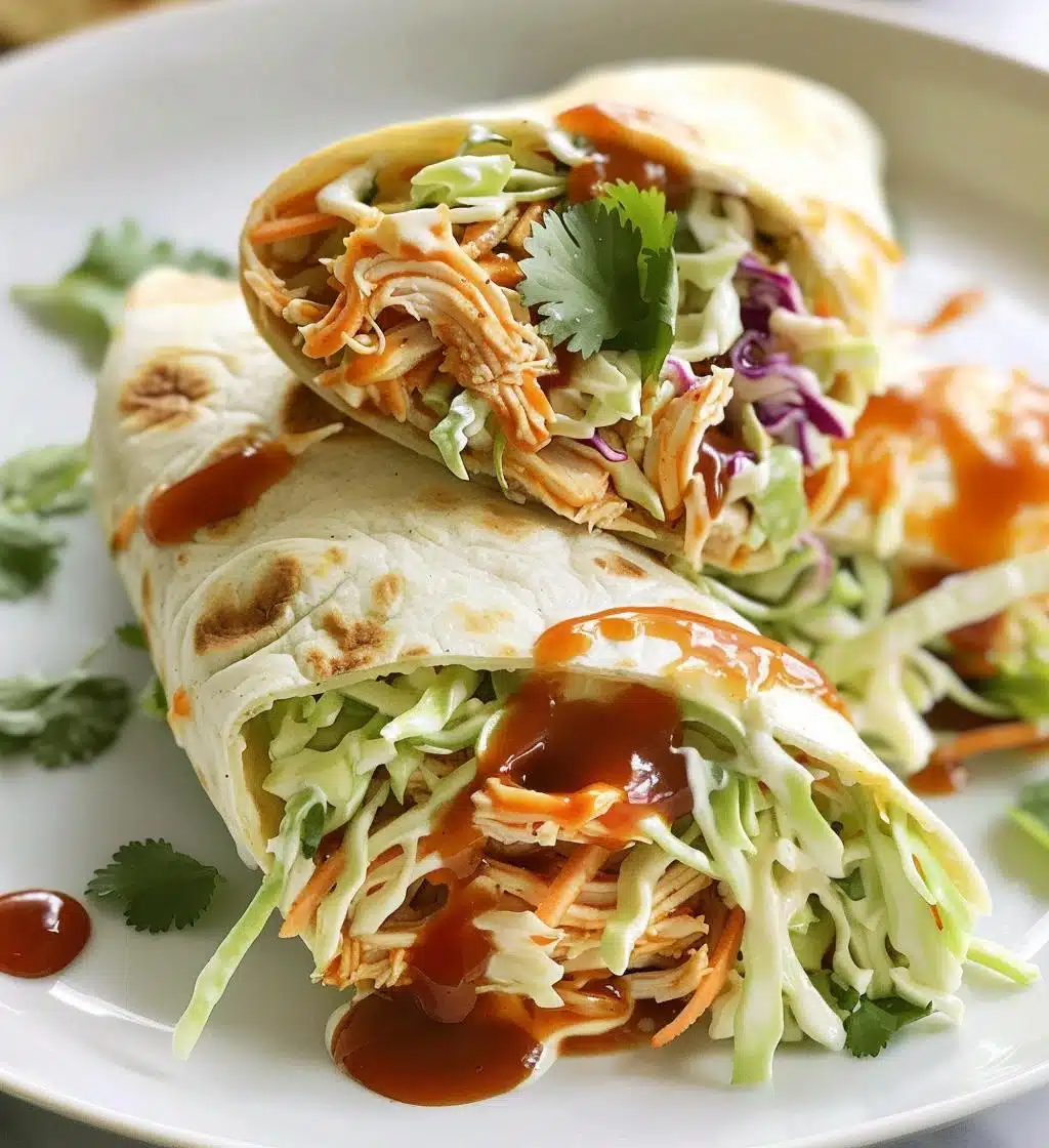BBQ Chicken Coleslaw Wraps - detail 1