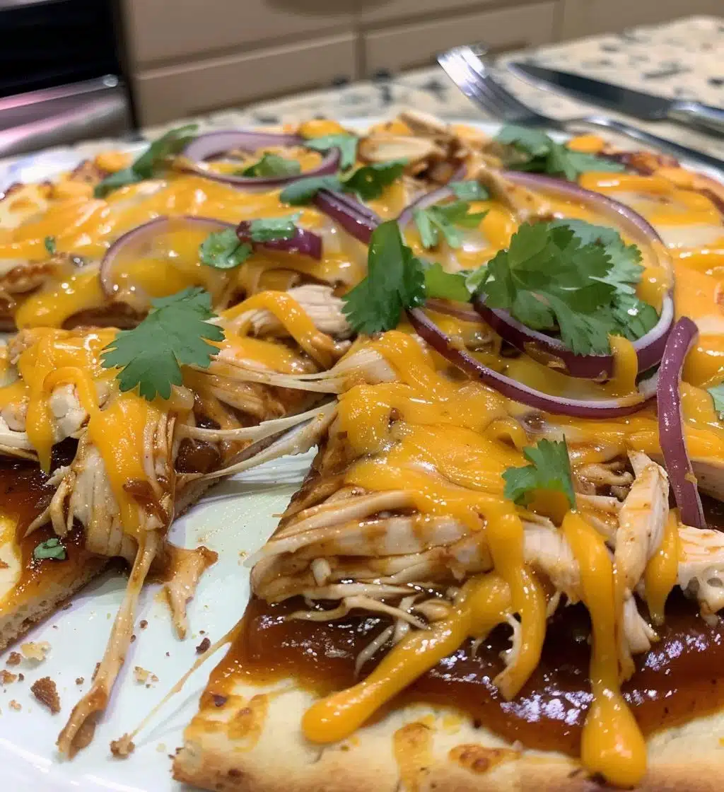 BBQ Chicken Flatbread Pizza - detail 1