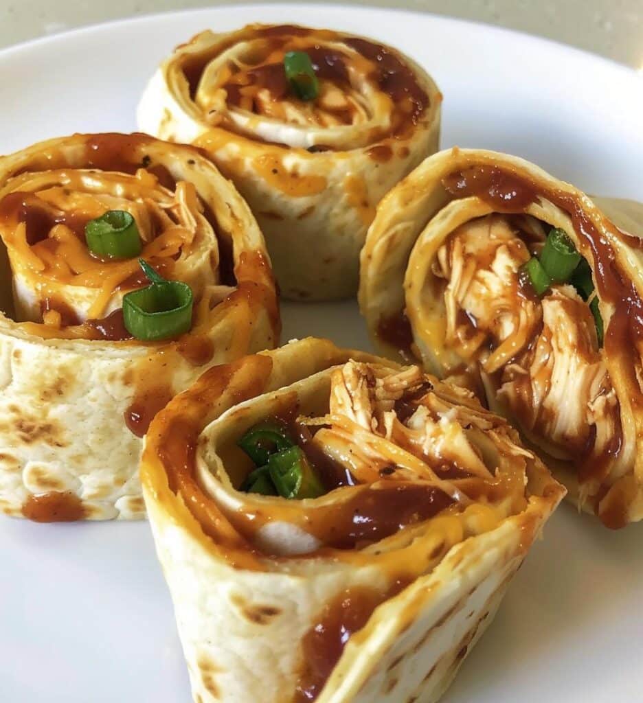 BBQ Chicken Pinwheels