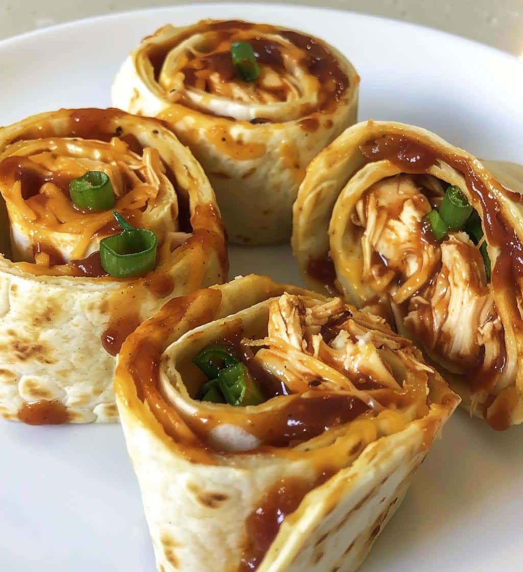 BBQ Chicken Pinwheels