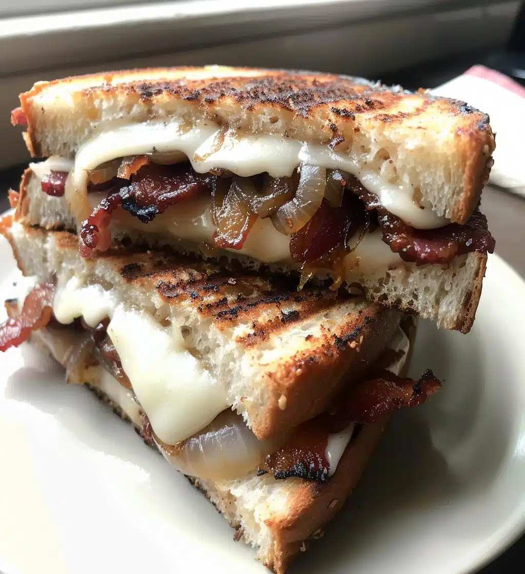 Bacon Onion Grilled Cheese - detail 1