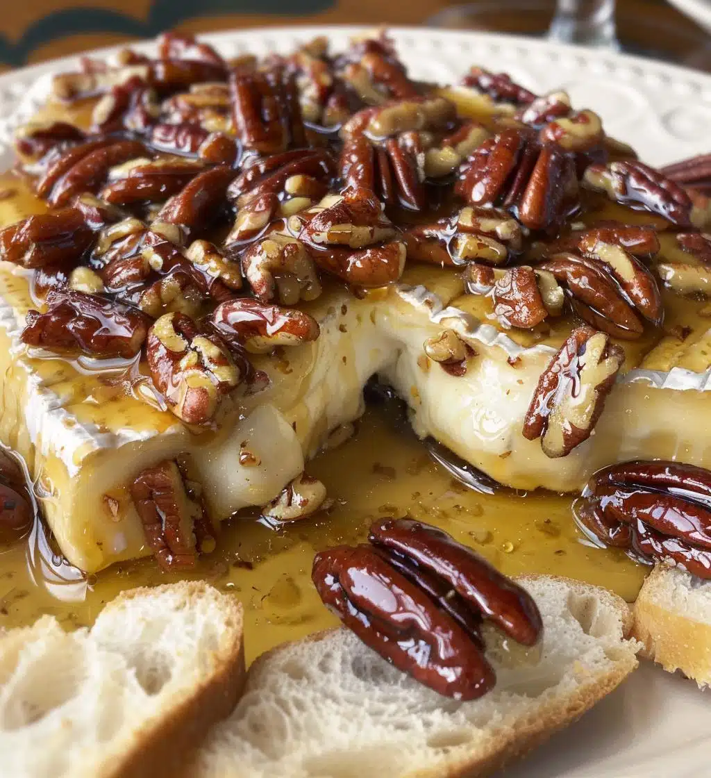 Baked Brie with Maple Pecans - detail 1