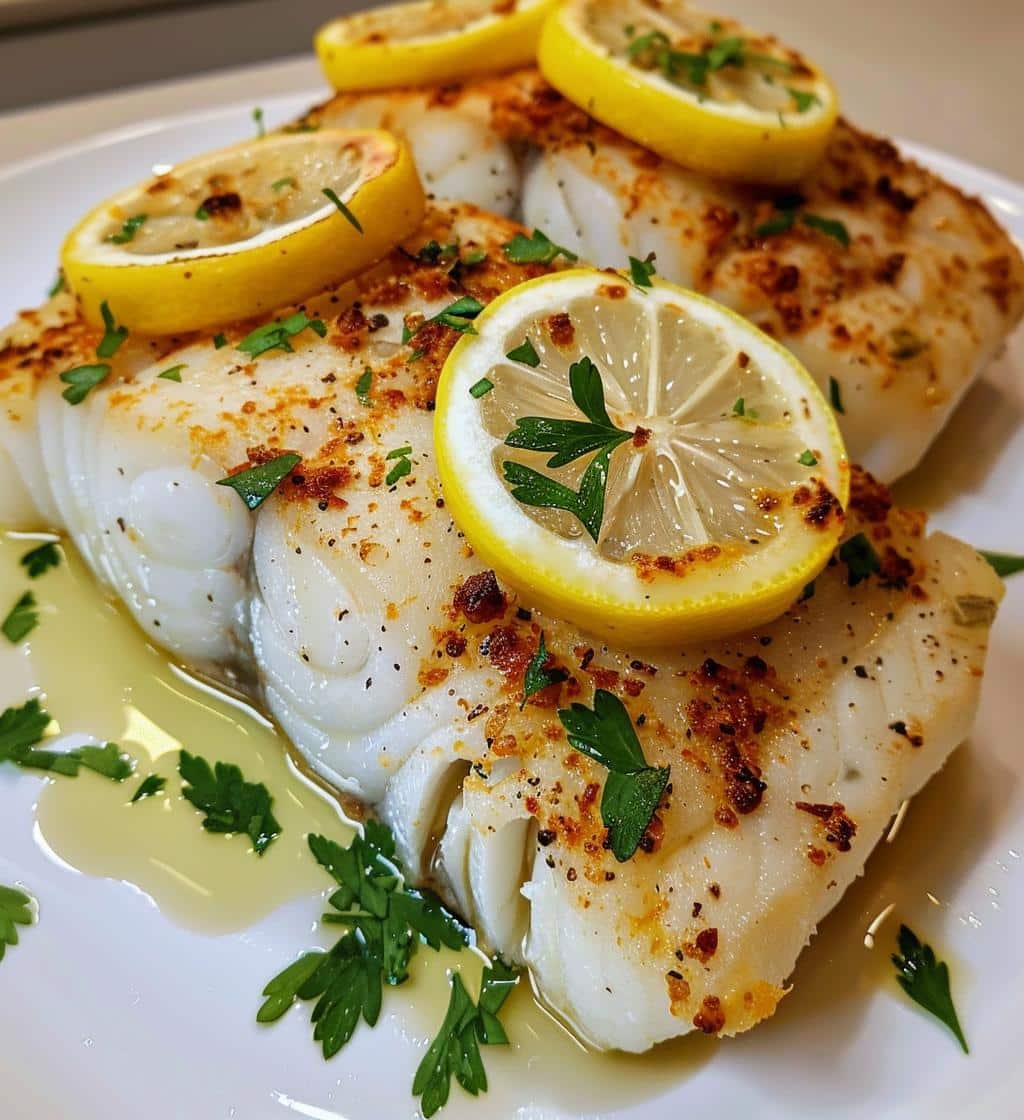 Baked Cod with Lemon