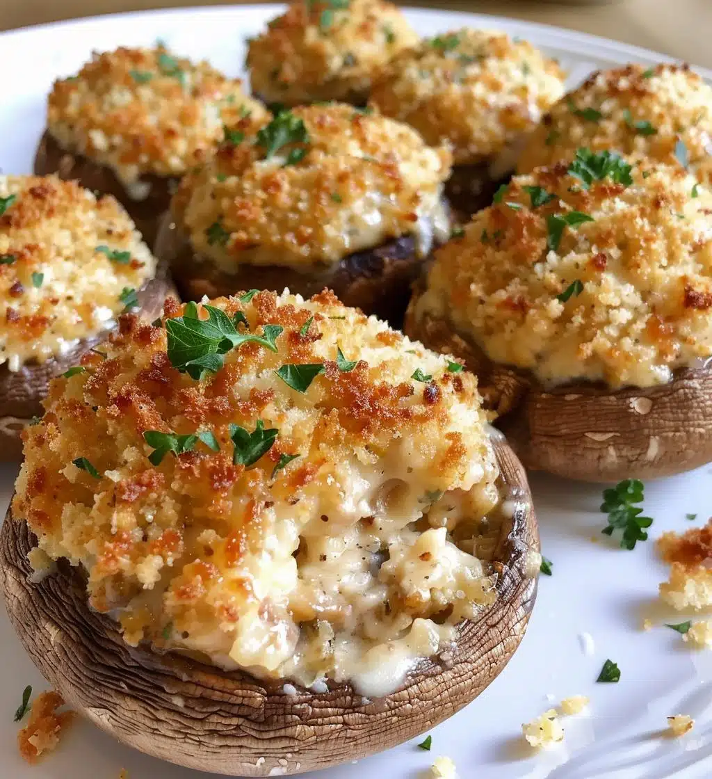 Baked Stuffed Mushrooms - detail 1