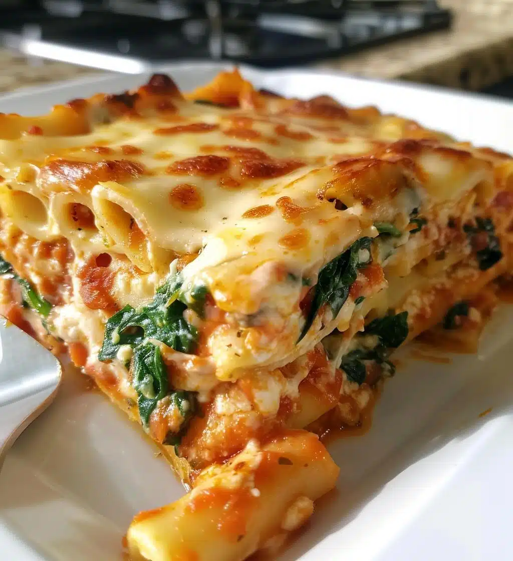 Baked Ziti with Spinach - detail 1