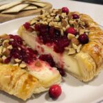 Baked brie with cranberries