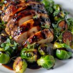 Balsamic Glazed Brussels & Chicken