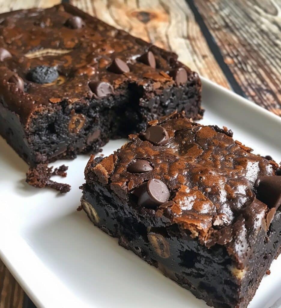 Banana Bread Brownie Bars