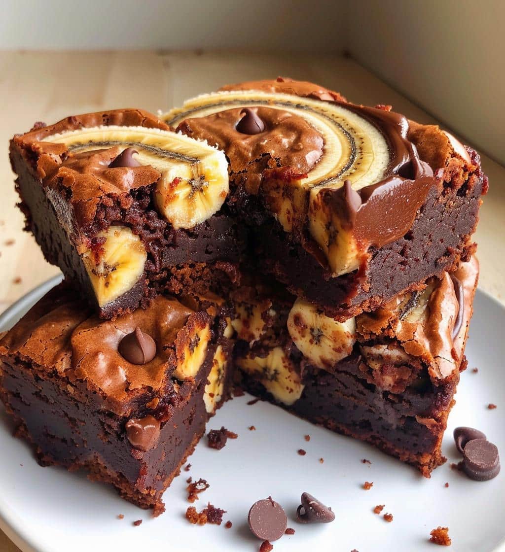 Banana Bread Brownies - detail 1