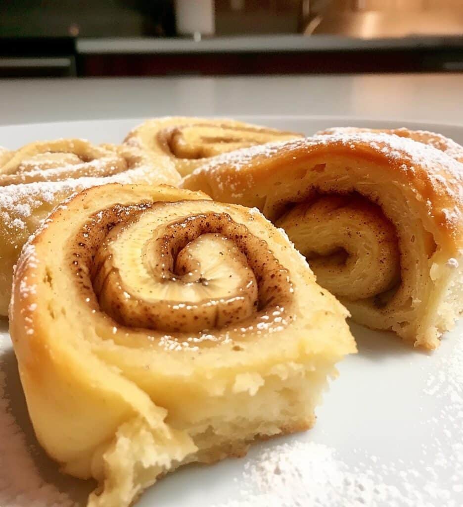 Banana Bread Cinnamon Rolls
