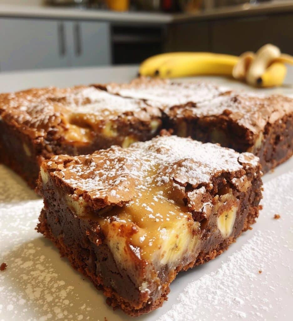 Banana Pudding Brownies