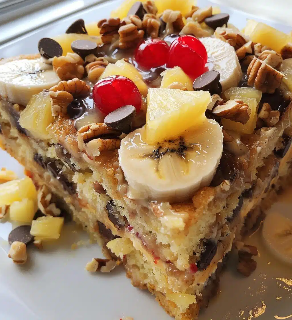 Banana Split Dump Cake - detail 1