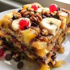 Banana Split Dump Cake: 7 Irresistible Layers of Joy