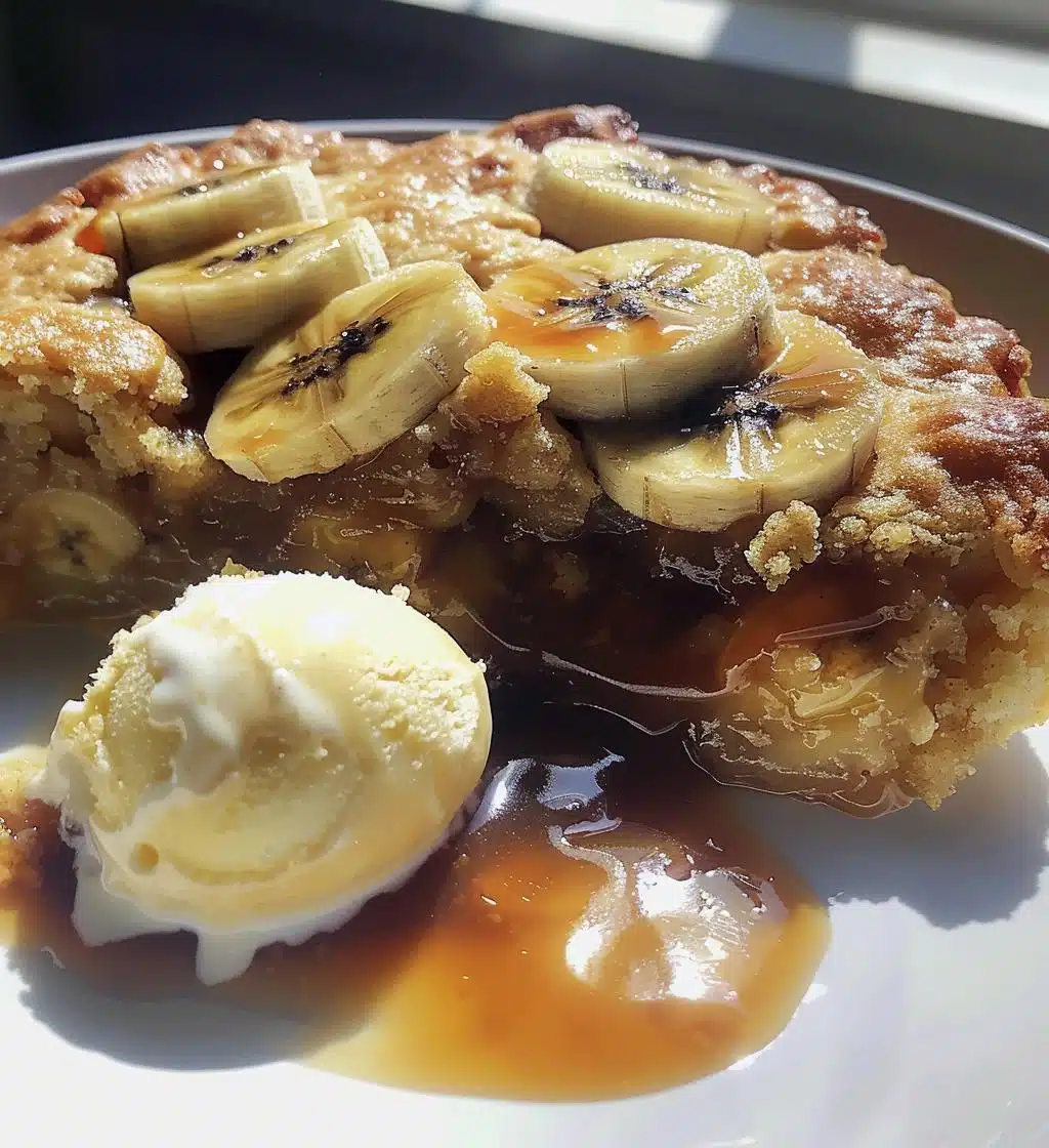 Bananas Foster Cobbler - detail 1