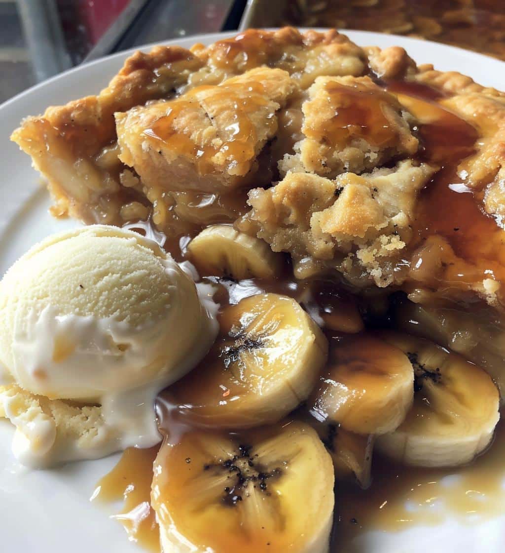 Bananas Foster Cobbler