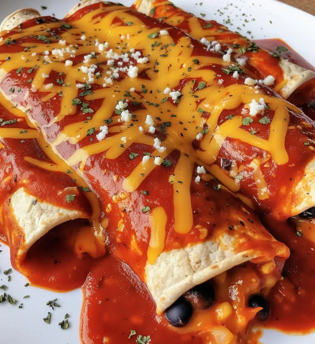 Bean and Cheese Enchiladas - detail 1