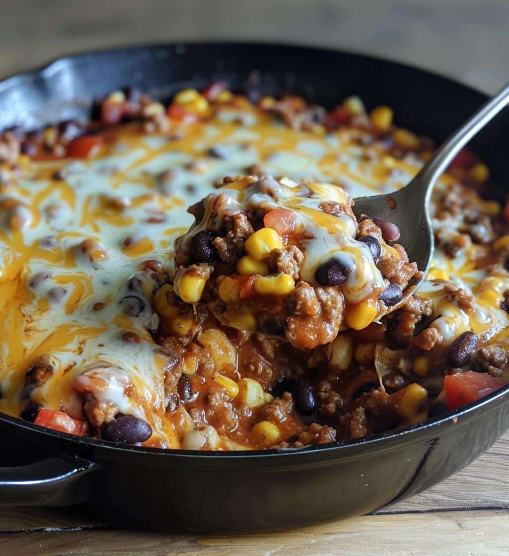 Beef Enchilada Skillet