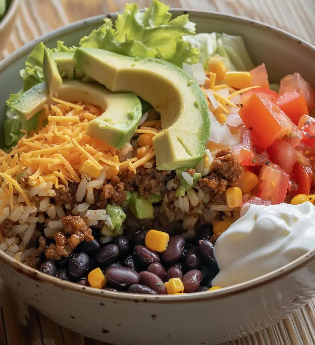 Beef Taco Bowls - detail 1