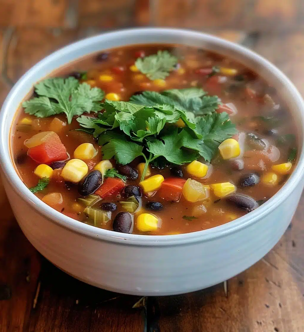 Black Bean Southwest Soup - detail 1
