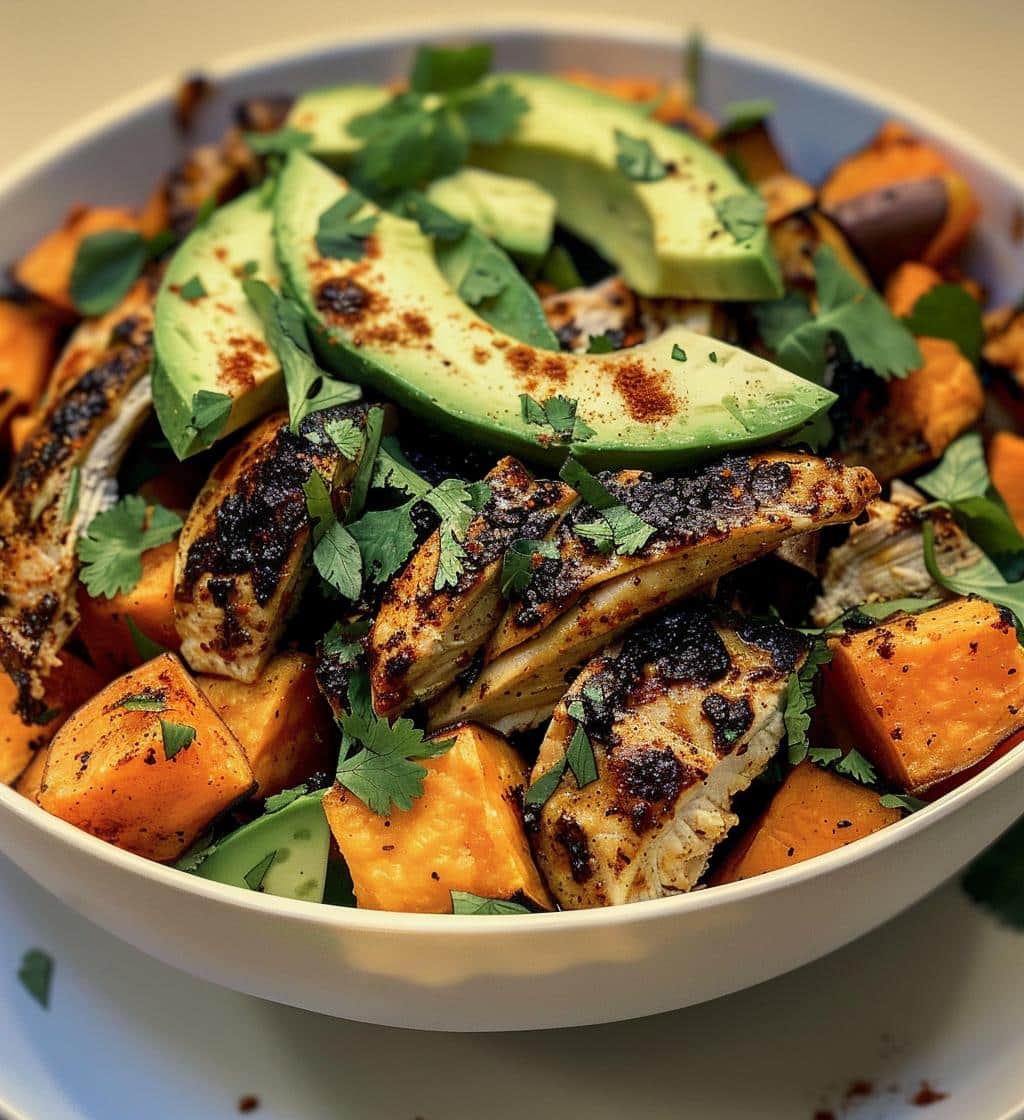 Blackened Chicken Sweet Potato Bowl - detail 1