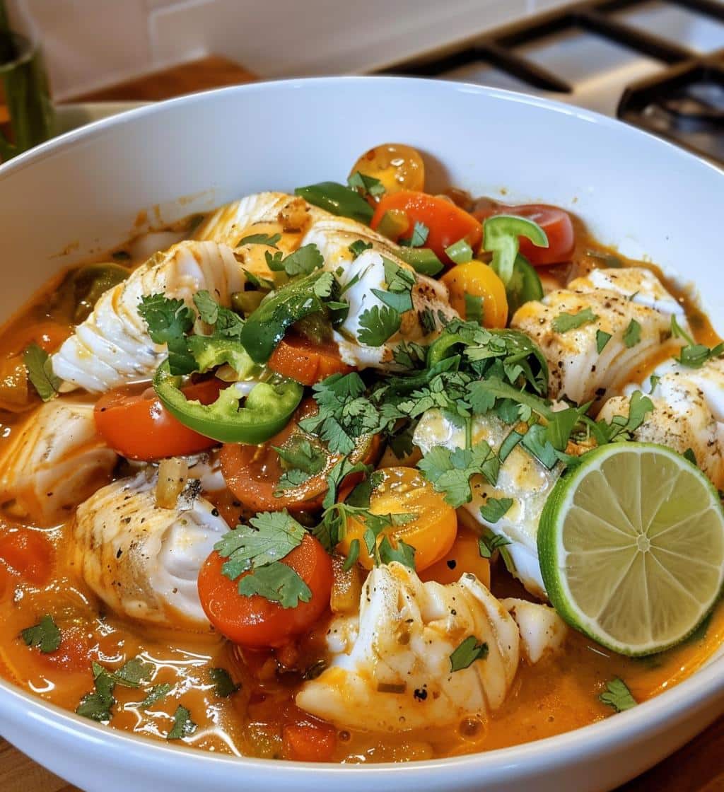 Brazilian Fish Stew (Moqueca) - detail 1