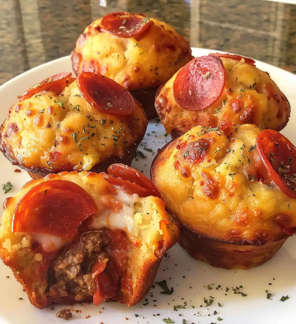 Carnivore Pizza Muffins - detail 1
