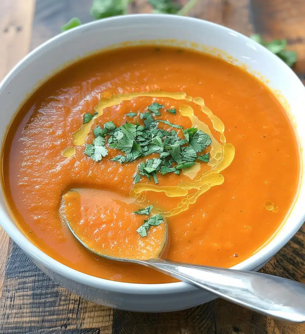 Carrot Ginger Coconut-Free Soup - detail 1