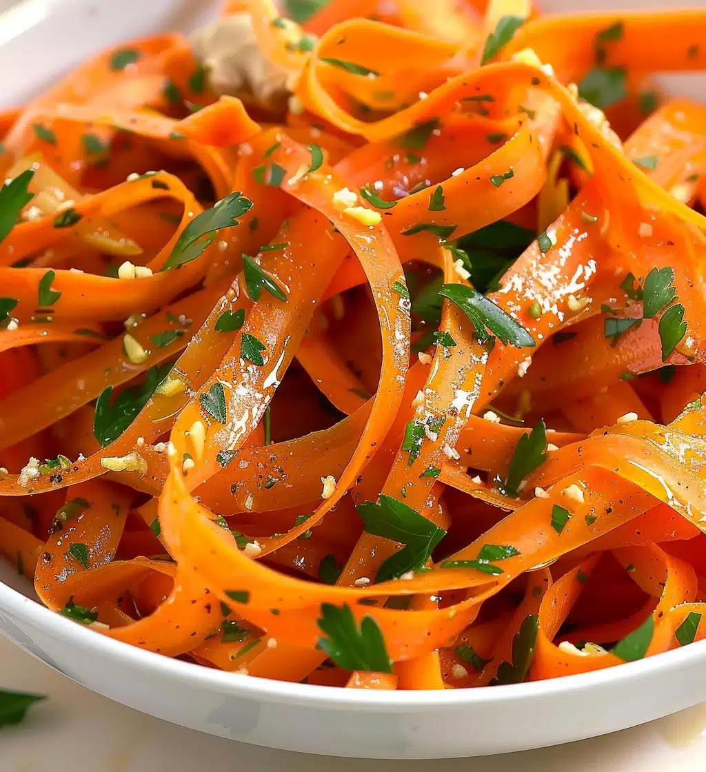 Carrot Ginger Ribbon Salad - detail 1