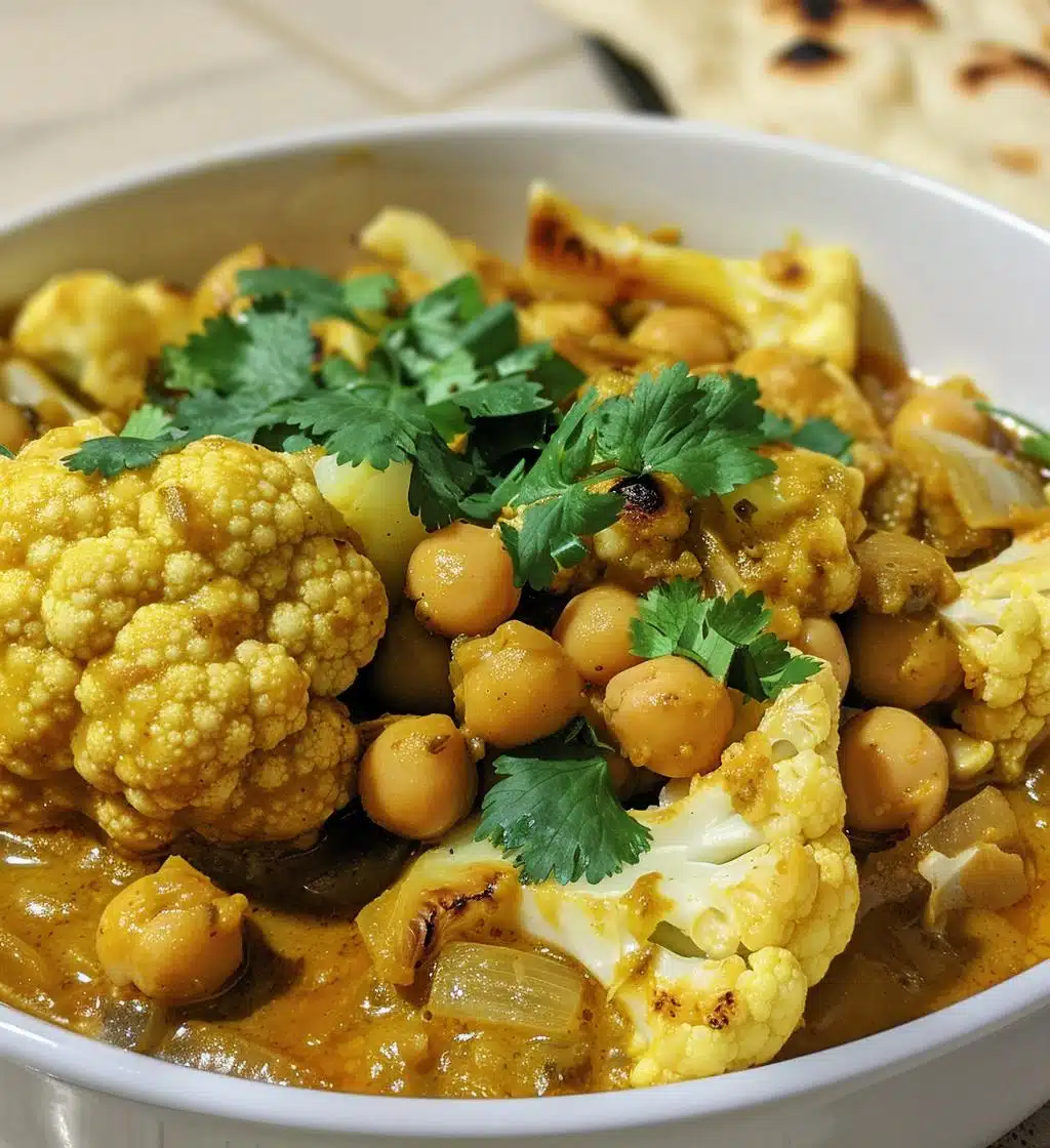Cauliflower Chickpea Curry - detail 1