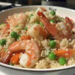 Cauliflower Fried “Rice” with Shrimp