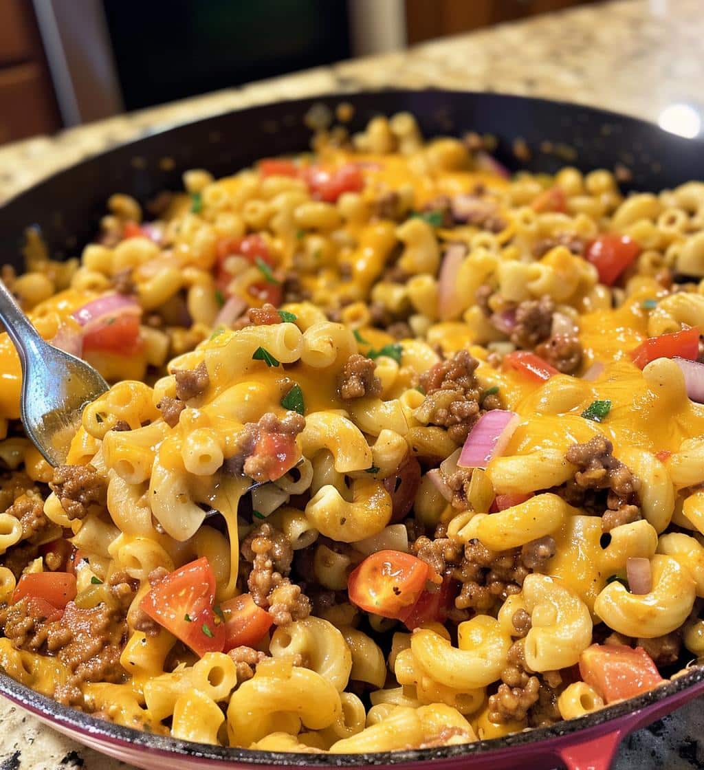 Cheeseburger Skillet