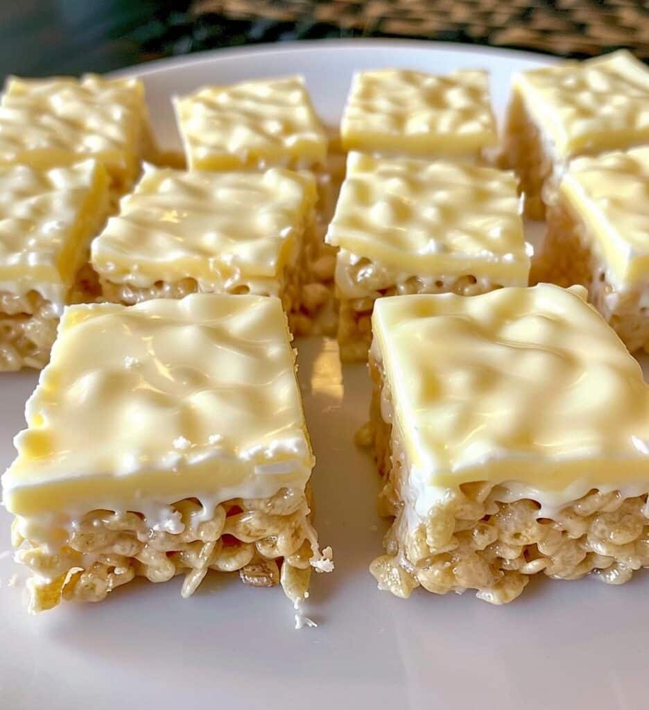 Cheesecake Rice Krispie Treats