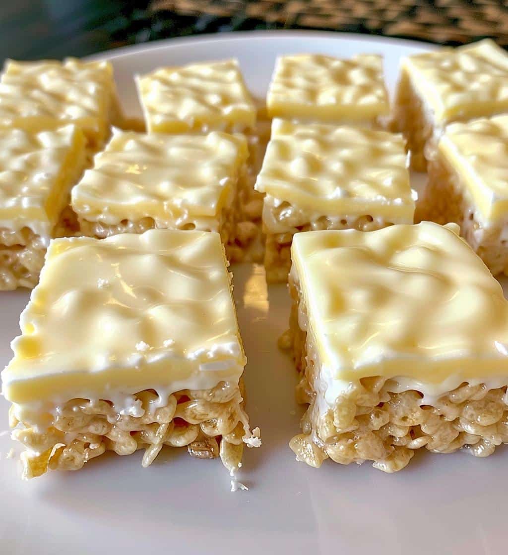 Cheesecake Rice Krispie Treats