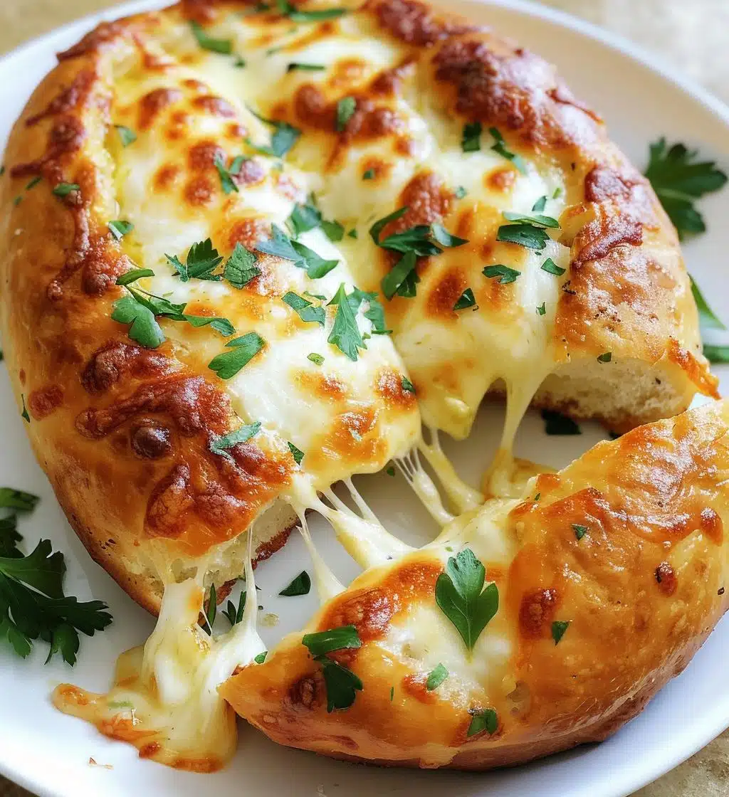 Cheesy Pull-Apart Garlic Bread - detail 1