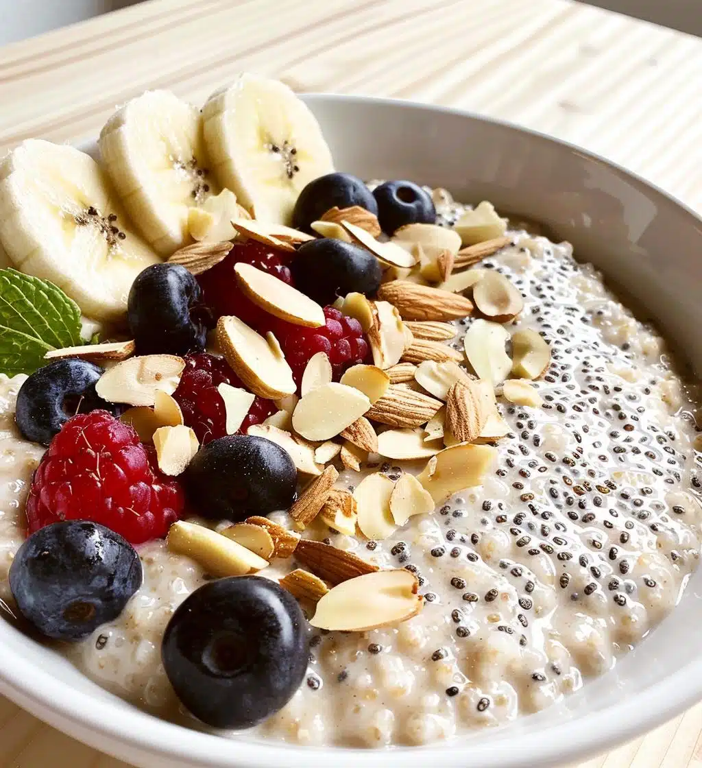 Chia Almond Porridge - detail 1