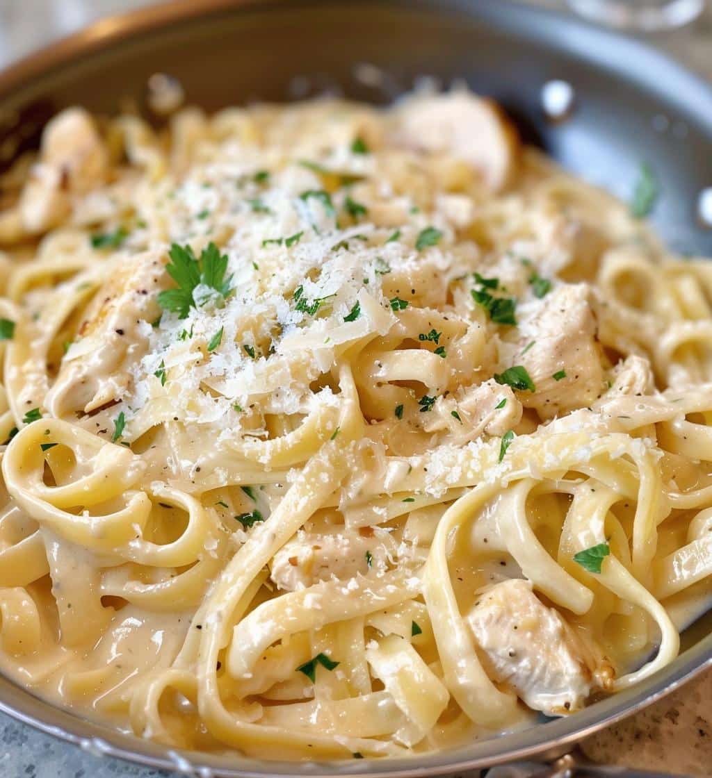Chicken Alfredo Skillet