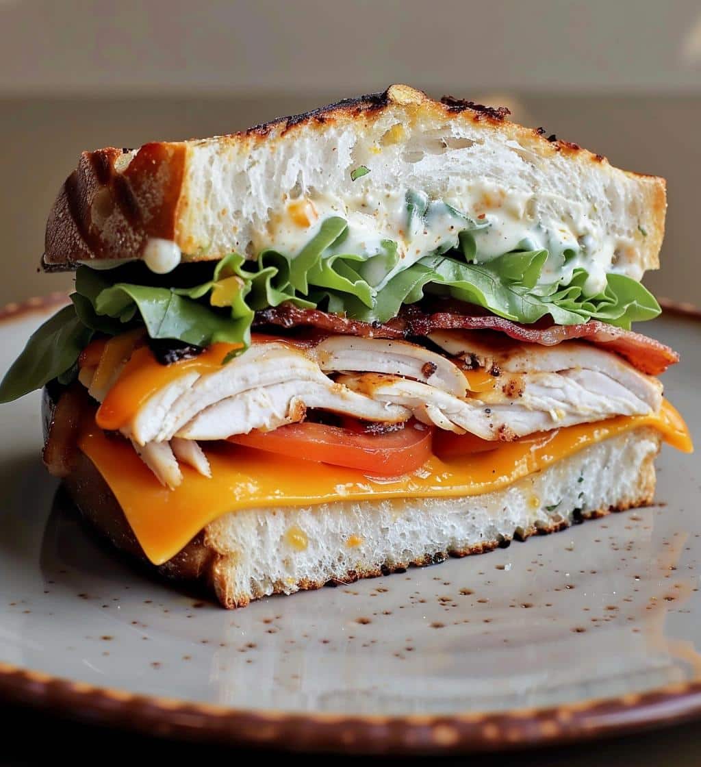 Chicken Bacon Ranch Sandwich