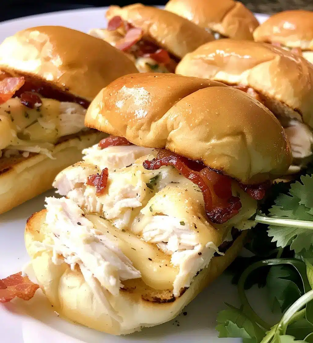 Chicken Bacon Ranch Sliders - detail 1