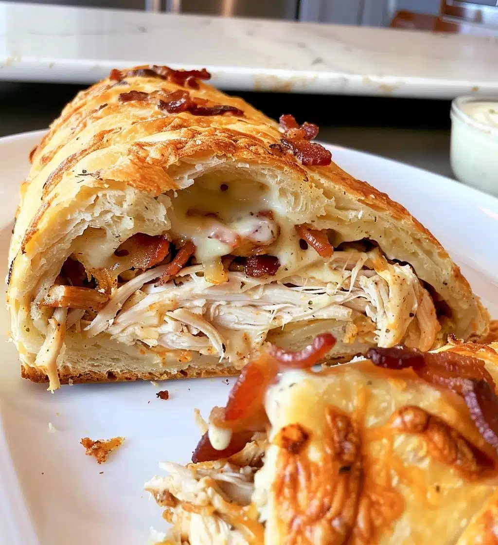 Chicken Bacon Ranch Stromboli - detail 1
