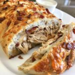 Chicken Bacon Ranch Stromboli