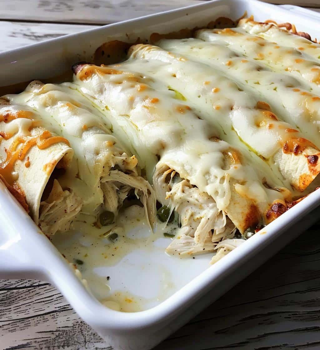 Chicken Enchiladas White Sauce - detail 1