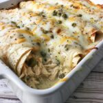 Chicken Enchiladas White Sauce