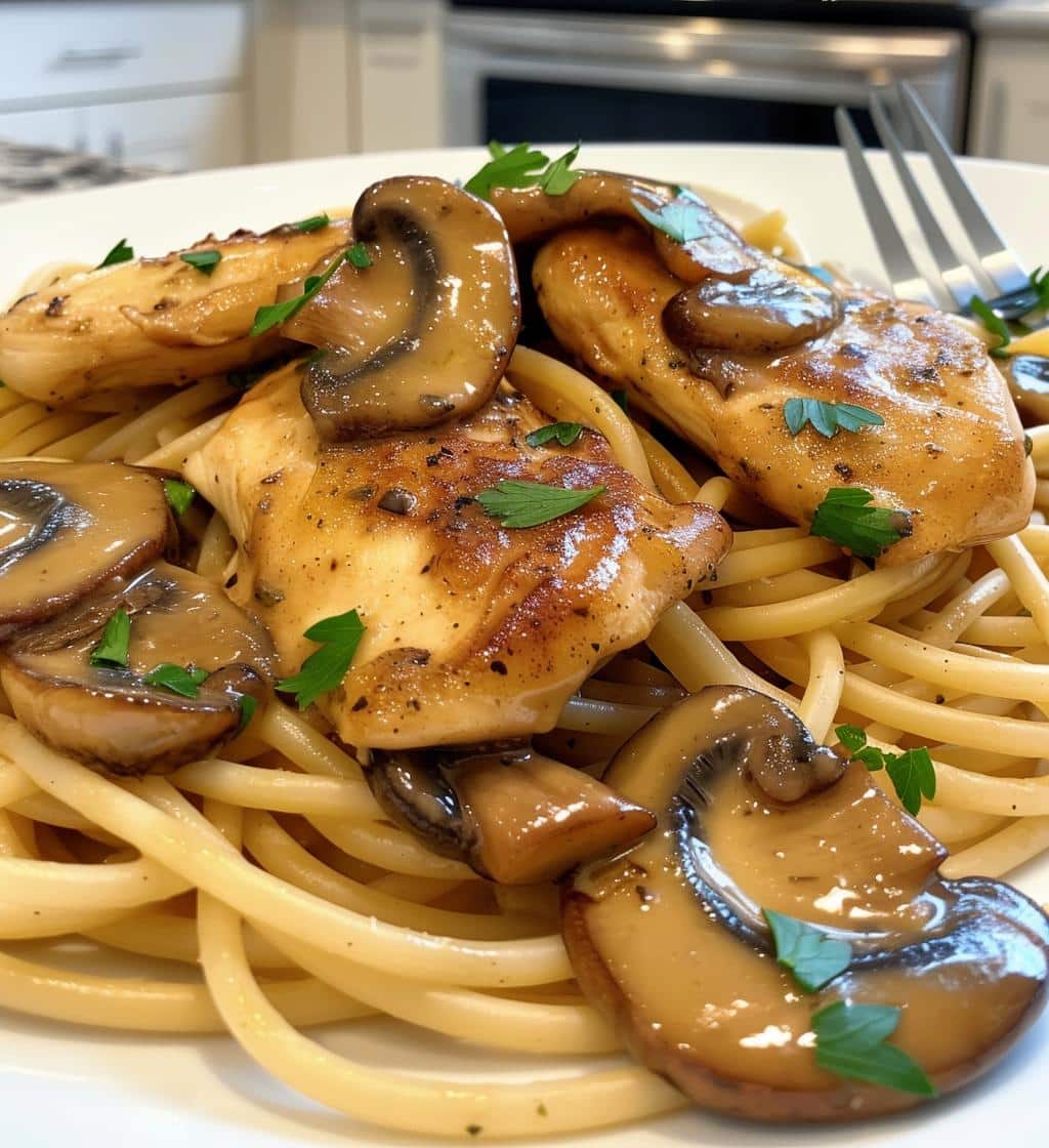 Chicken Marsala Pasta